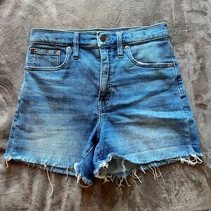 Madewell Classic Blue Jean Shorts